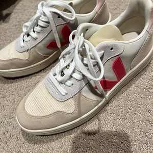 Veja V10 size 41 10.5 10 multicolor suede Rose/Natural